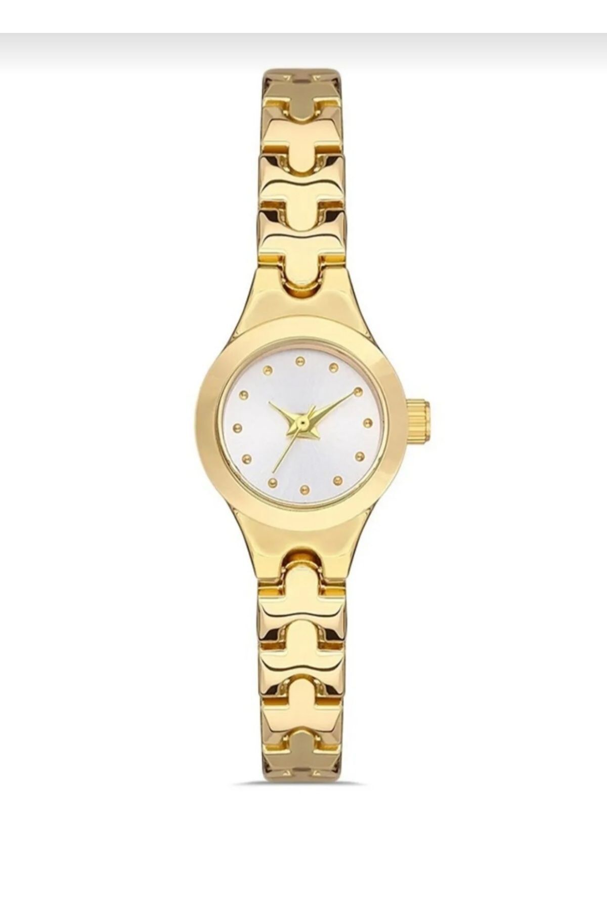 ROSEMARKT Minimal Kasa Yuvarlak Kadran Metal Kordon Kadın Kol Saati