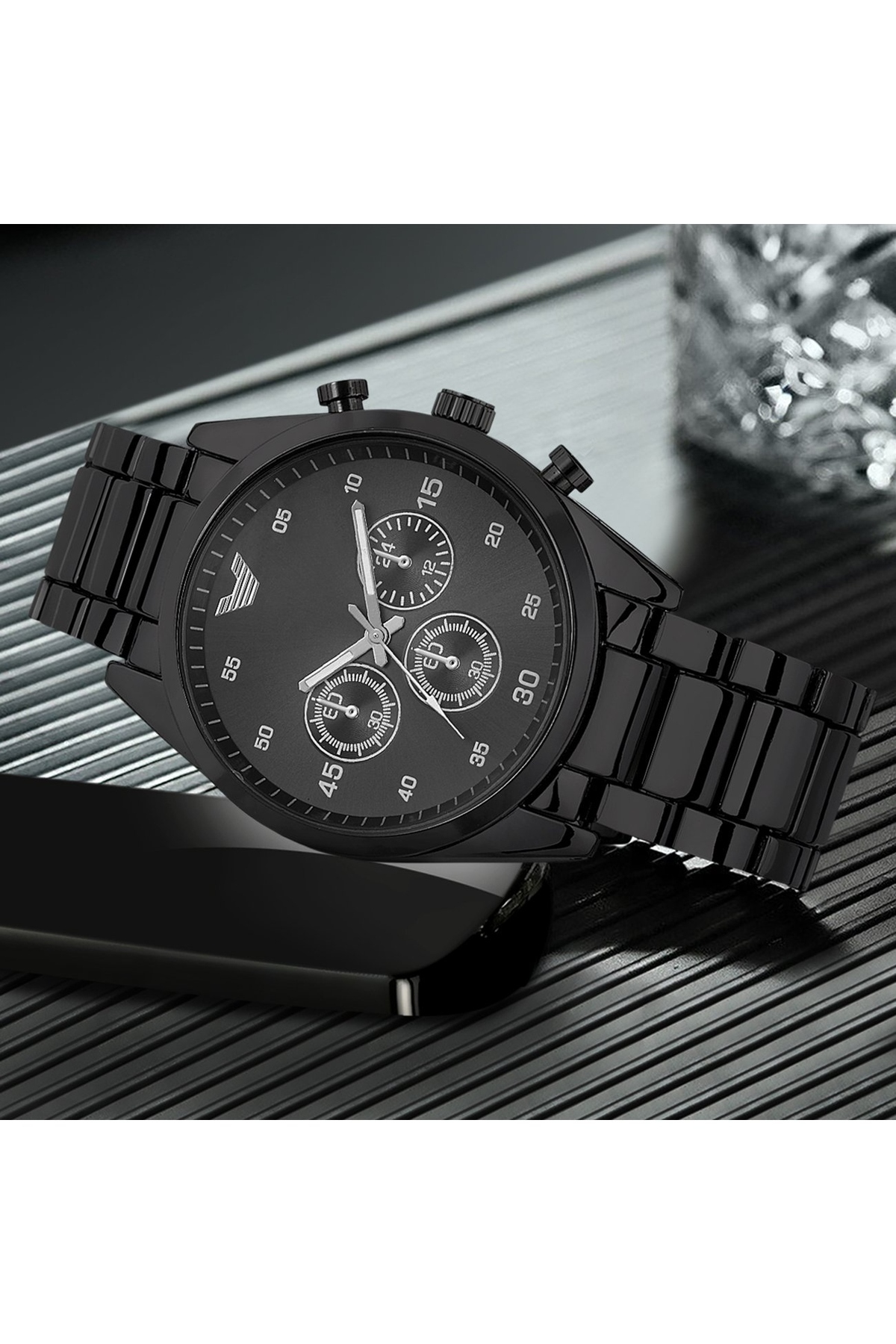 Erkek Siyah Renk Analog Kol Saati Arma