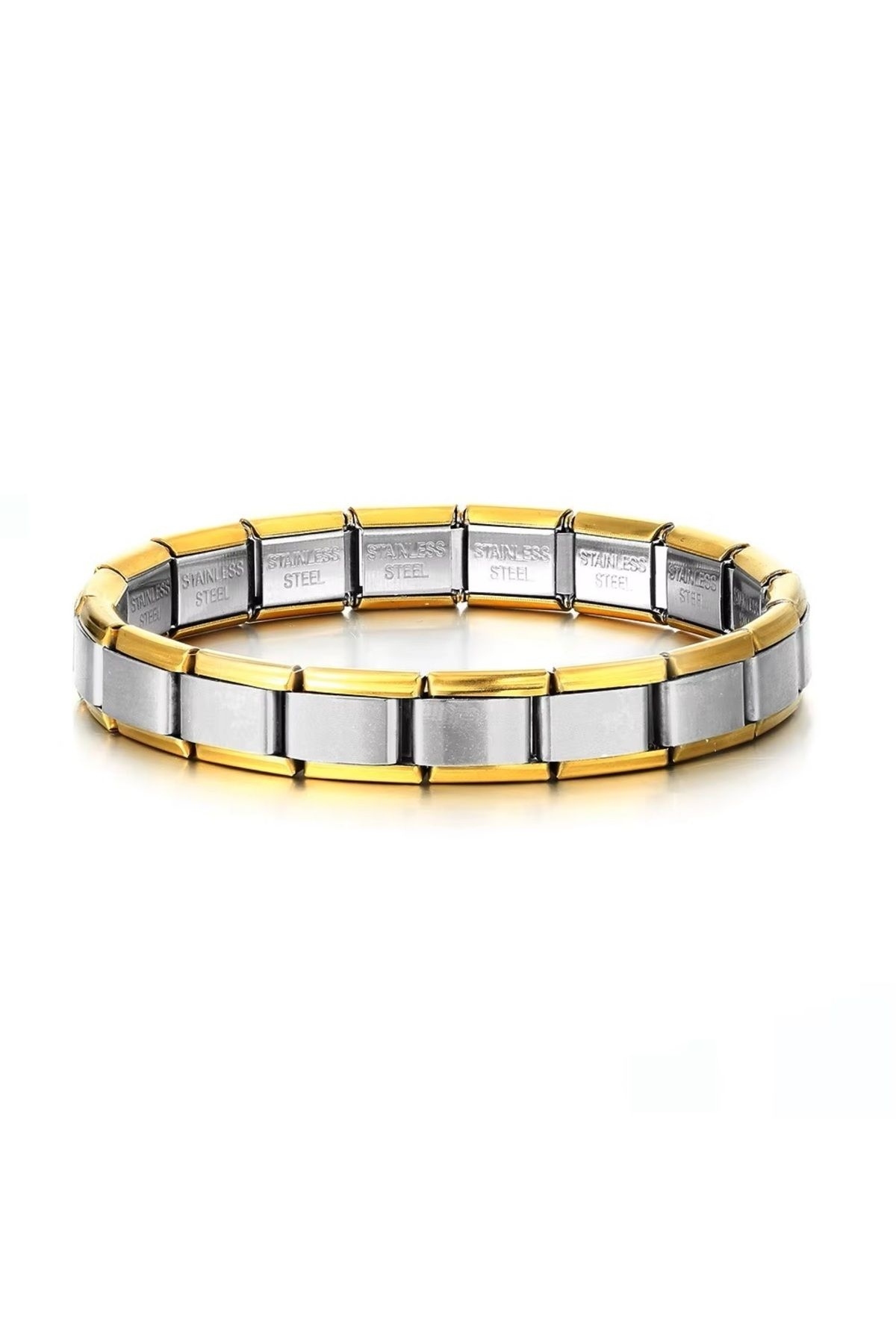 İtalyan Charm Nomi Çelik Bileklik Unisex