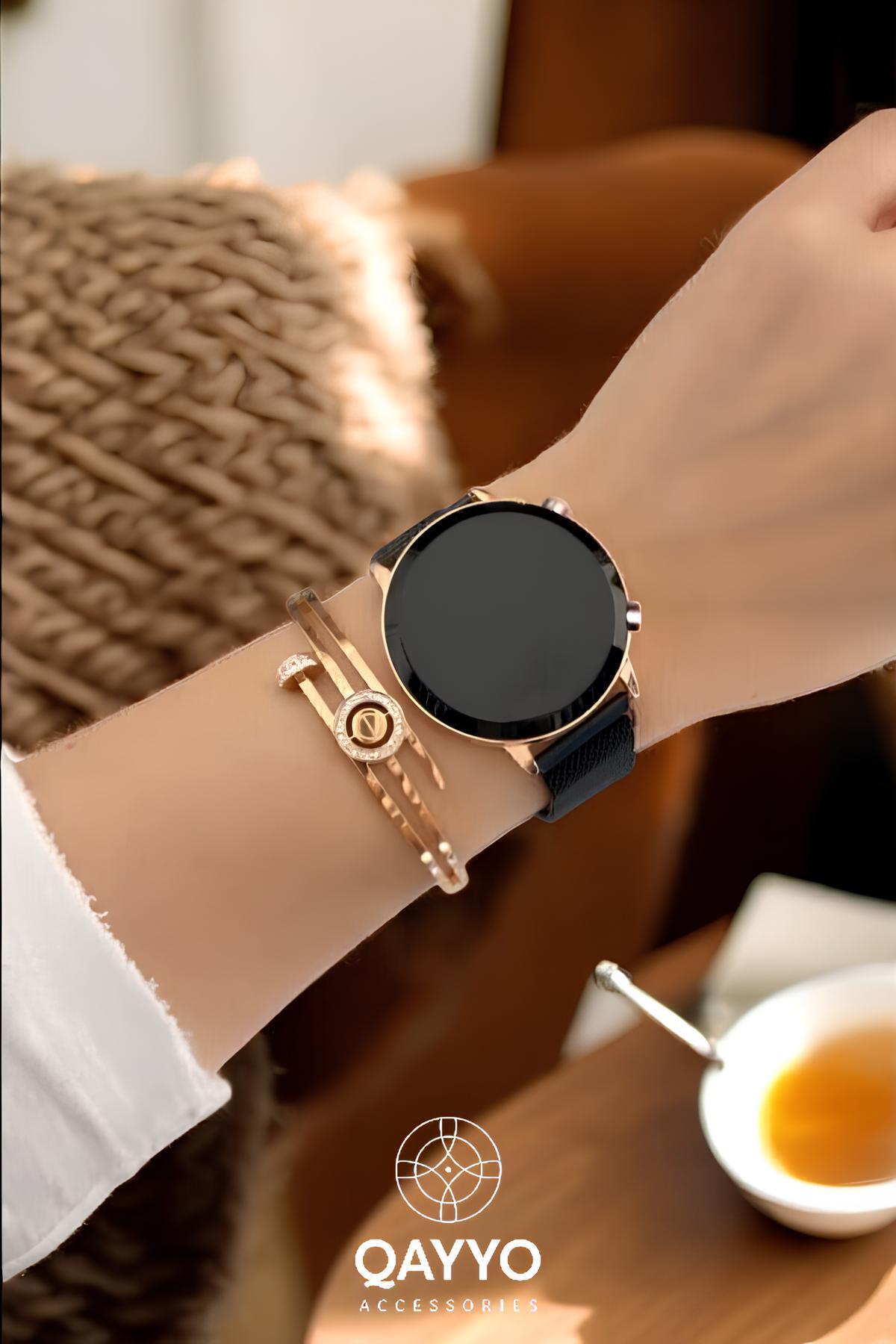 Çelik Hasır Kordon Unisex Kol Saati Genç Led Saat