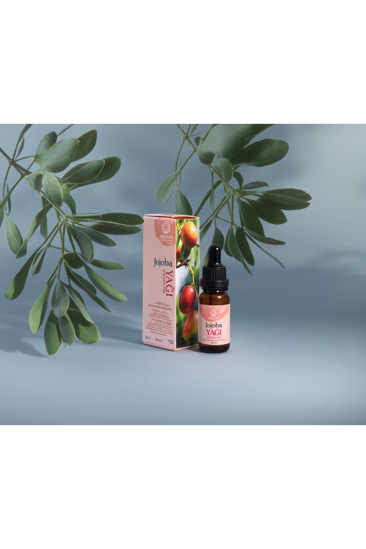 Doğal Jojoba Yağı Damlalıklı Cam Şişede 20ml