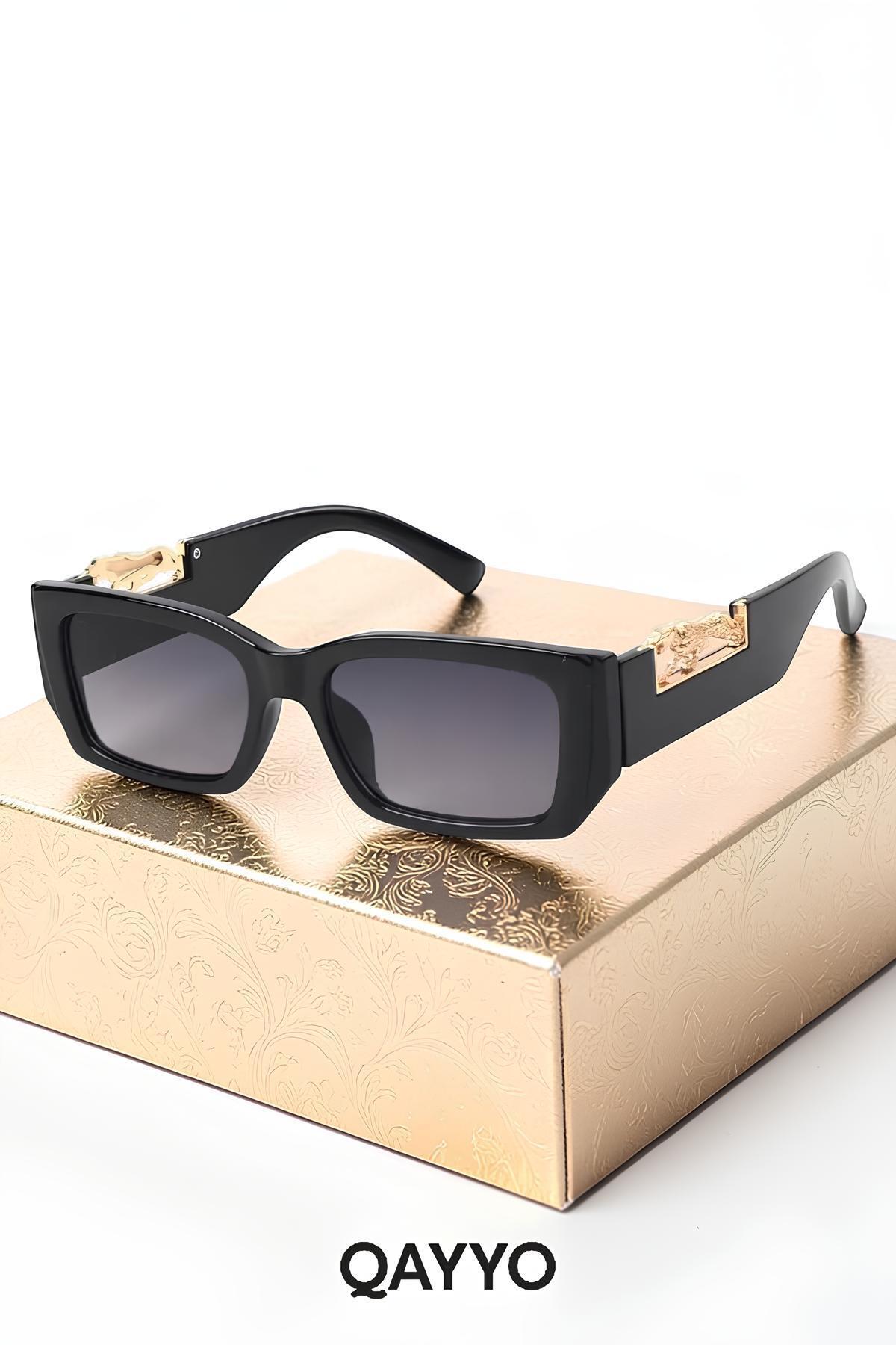 Panther Vintage Siyah Unisex Uv400 Güneş Gözlüğü