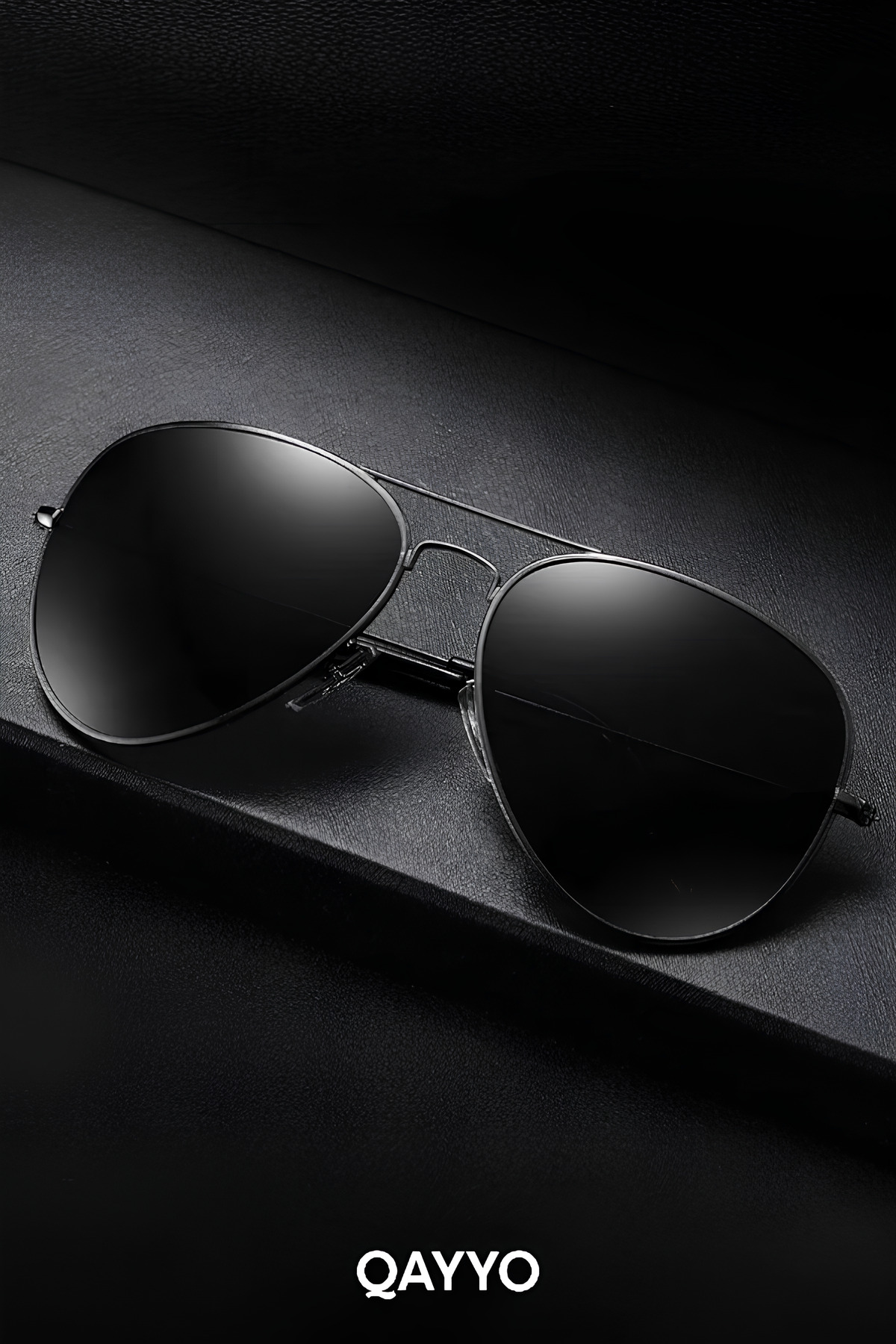 Polic Damla Siyah Metal 2026 MODEL Uv400 Unisex Tasarım Güneş Gözlüğü