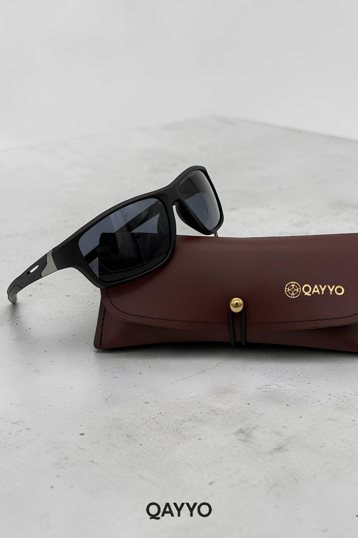 Samu Spor Metal Oval Siyah Gri Çerceve Unisex Uv400 Güneş Gözlüğü