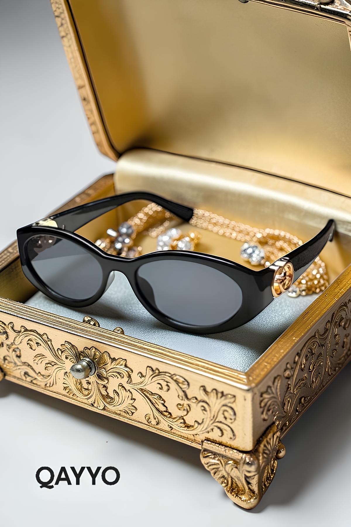 Geran Siyah Uv400 Korumalı Ultra Hafif Kadın Güneş Gözlüğü